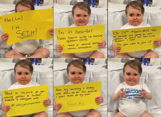 #WearYellowForSeth Meme Template