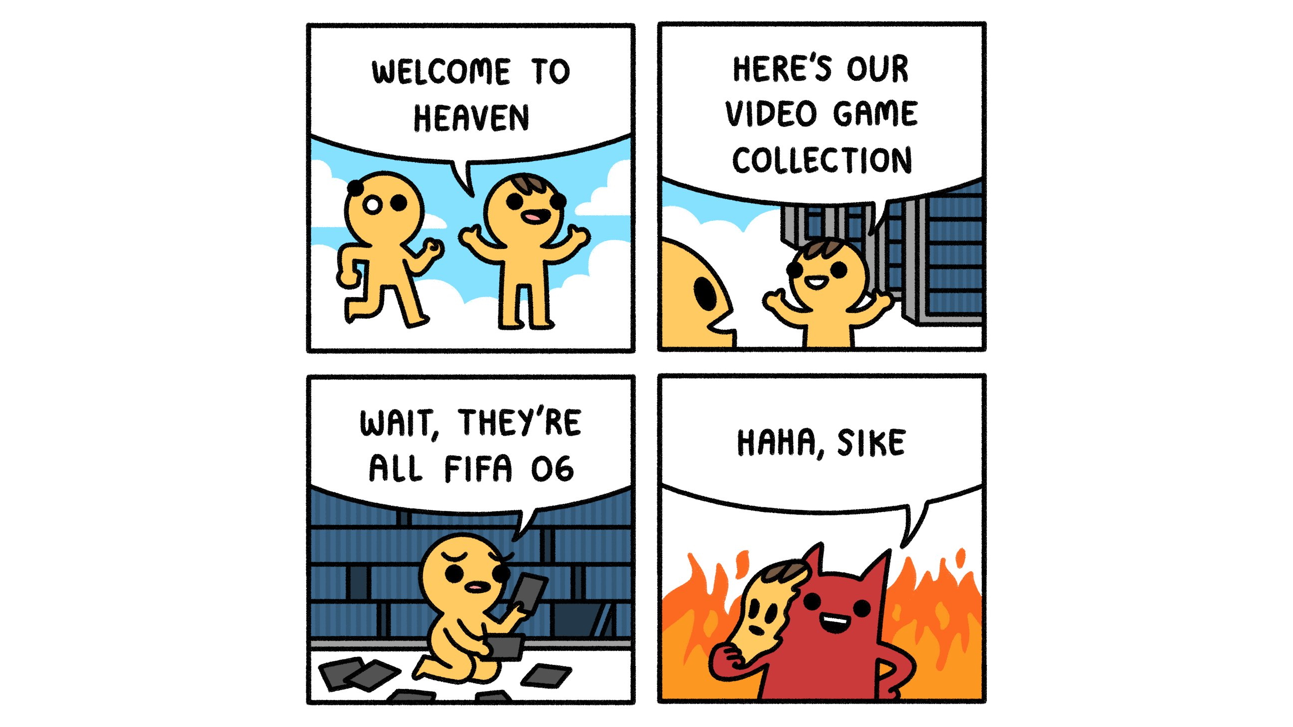 Welcome to Heaven Meme Template