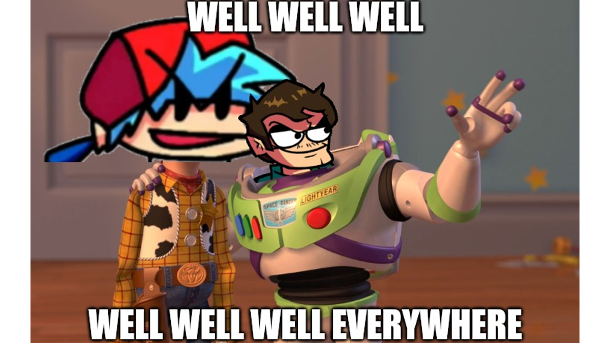 Well Well Well Eduardo Meme Template