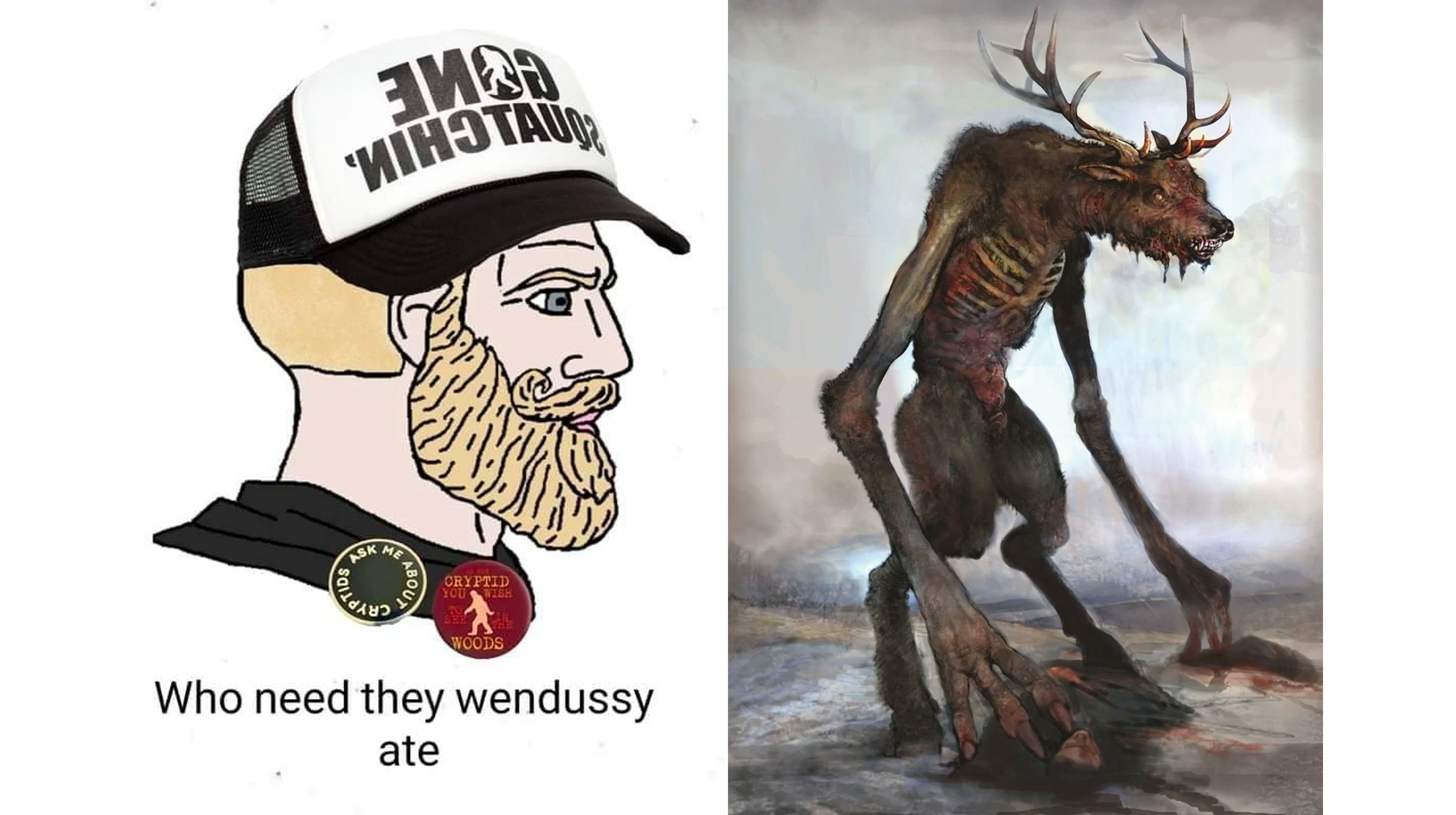 Wendigo / Wendussy Meme Template