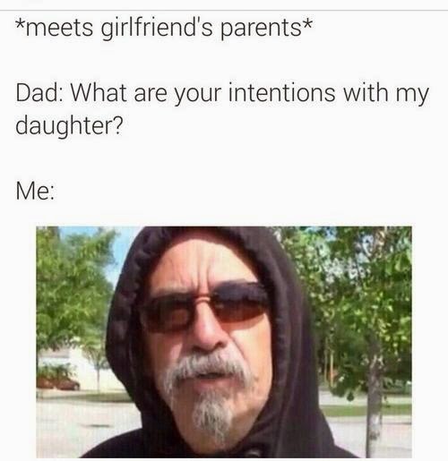 What Are Your Intentions With My Daughter? Meme Template