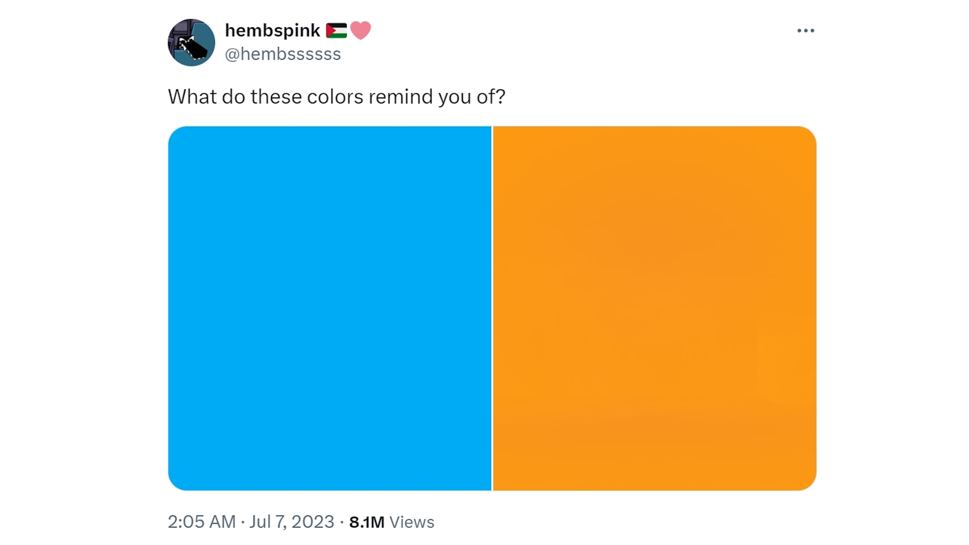 What Do These Colors Remind You Of? Meme Template