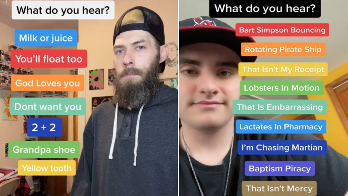 What Do You Hear? TikTok Challenge Meme Template