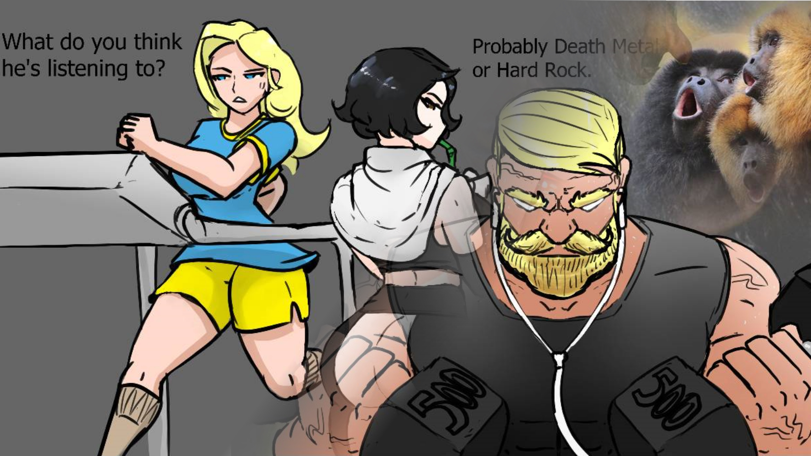 What Do You Think He's Listening To?