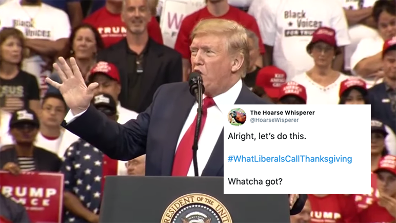 #WhatLiberalsCallThanksgiving Meme Template