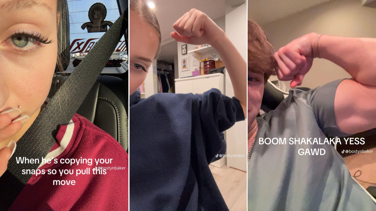 When He's Copying Your Snaps So You Pull This Move Meme Template