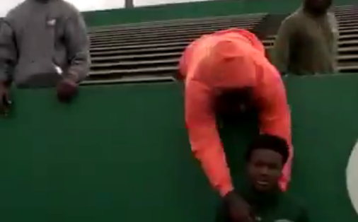 When You Talk Back To Your Momma and She Snatch You Up Meme Template