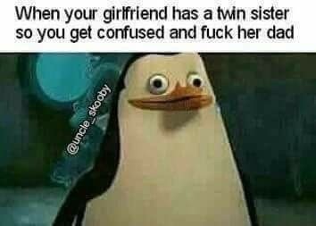 "When Your Girlfriend Has a Twin Sister..." Meme Template