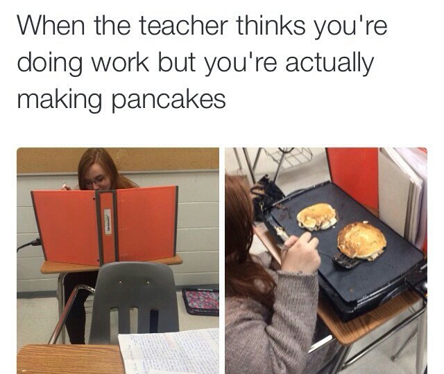When Your Teacher Thinks You're Studying Meme Template