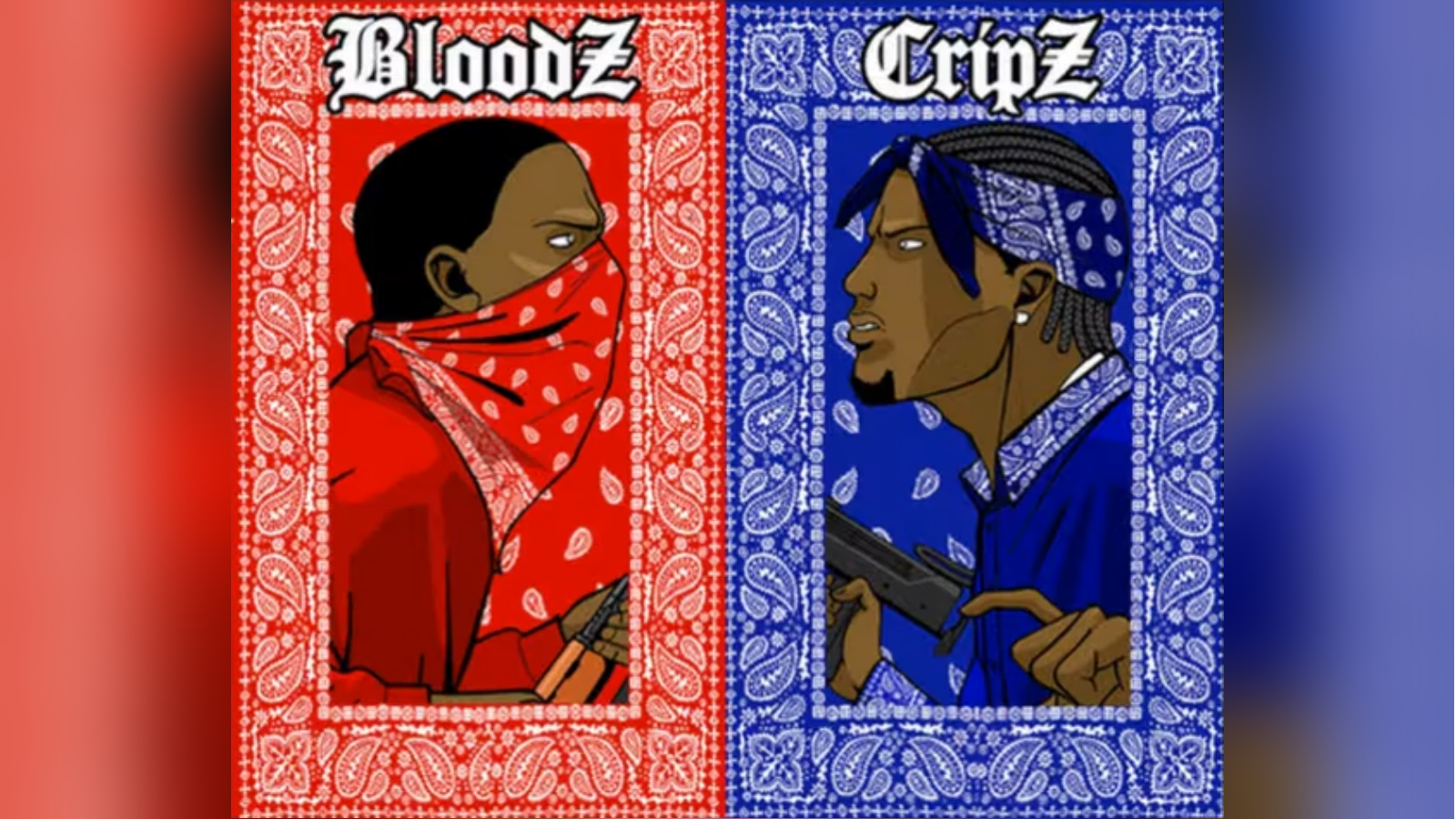 Which Side Are You On / Bloods vs. Crips Meme Template