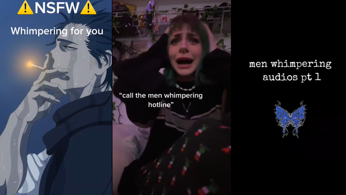 Whimpering Men Audio Meme Template