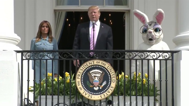 White House Easter Bunny Meme Template
