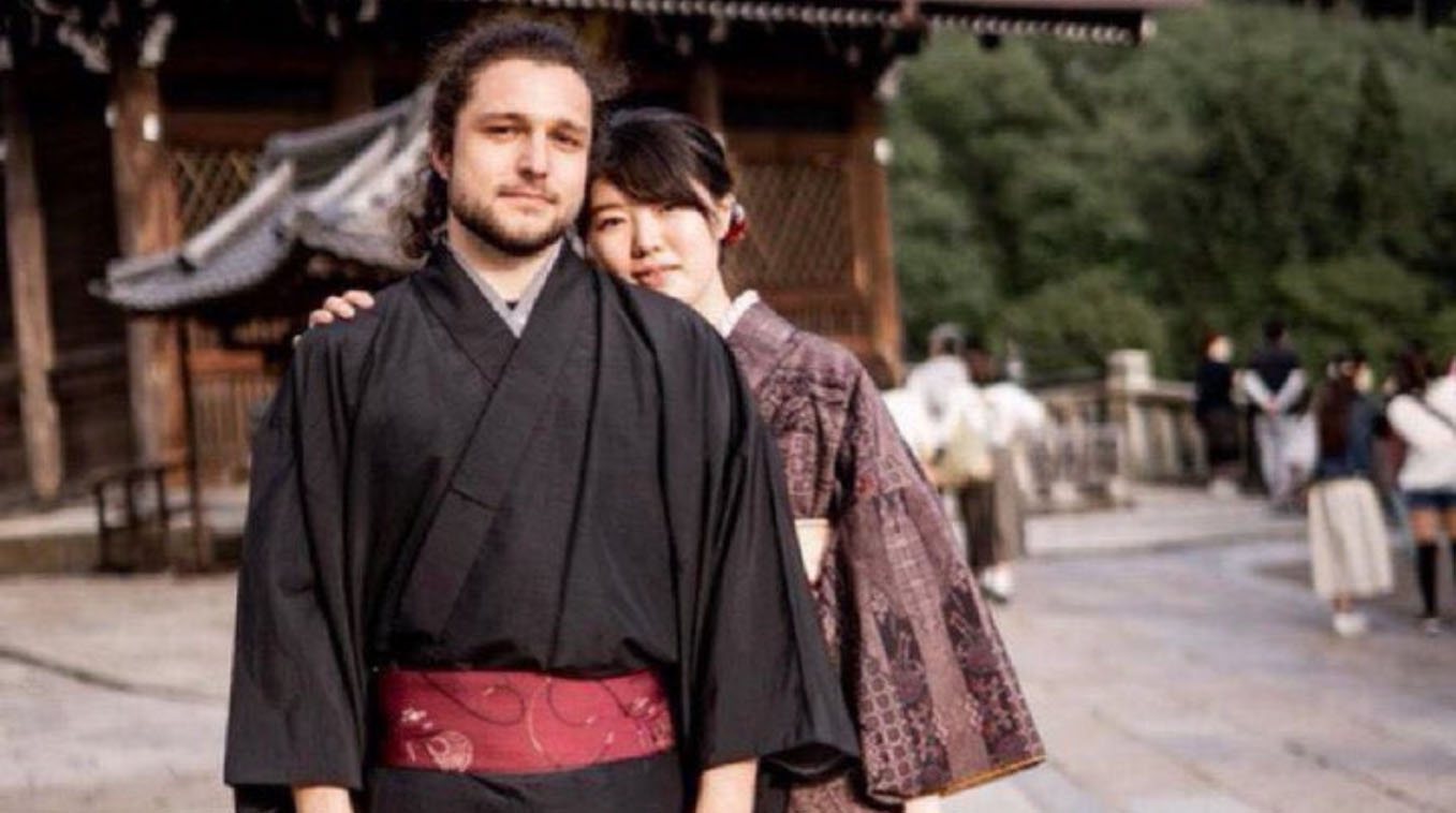 White Man In A Kimono Meme Template