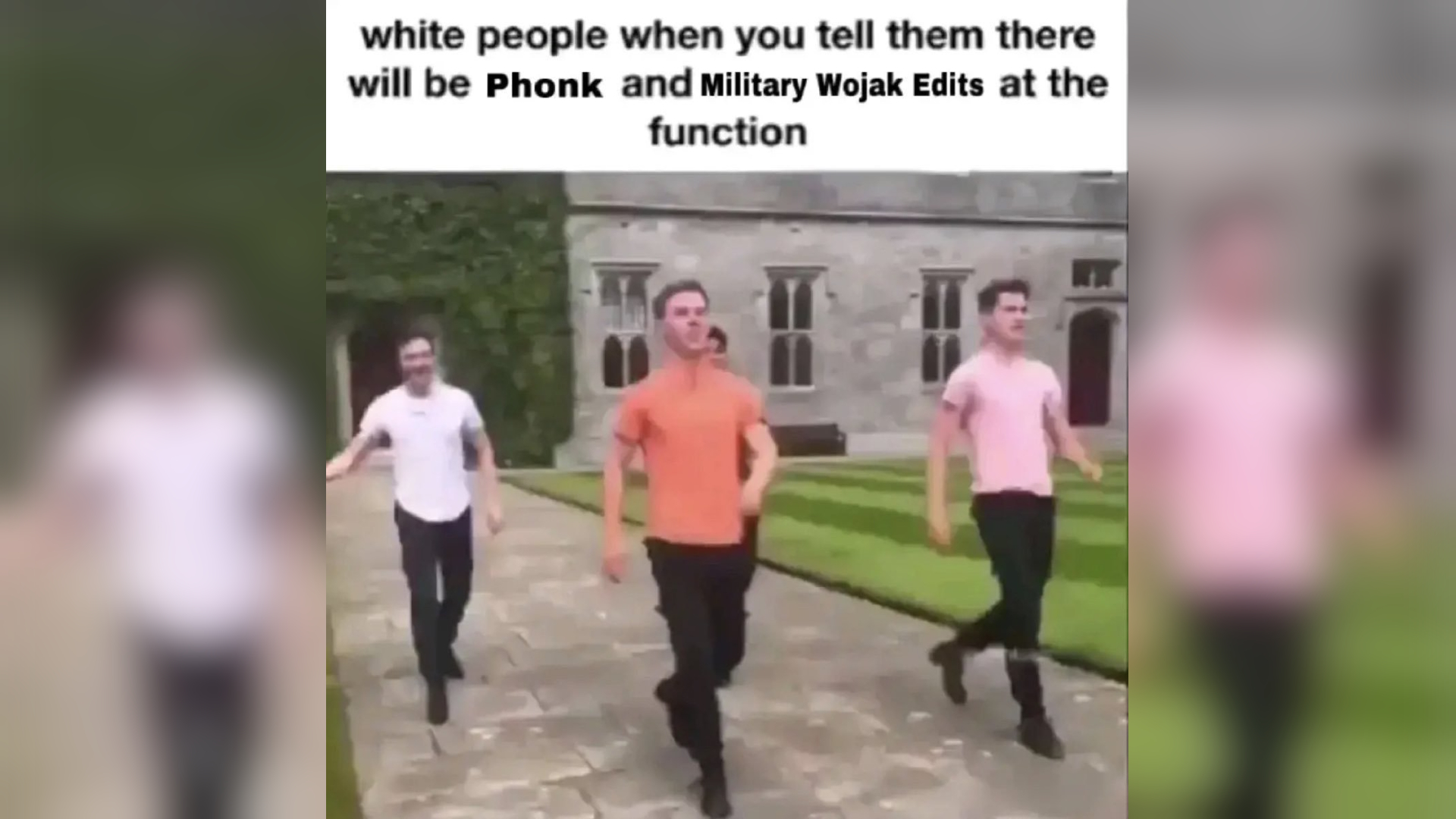 White People at the Function Meme Template