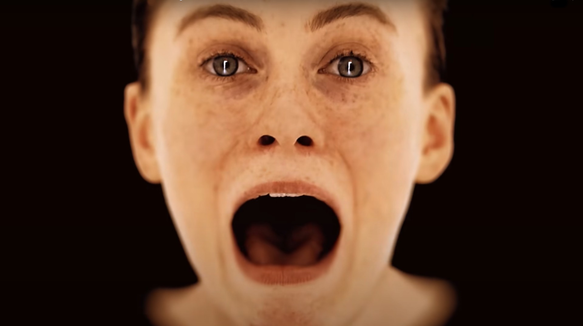 White Woman Scream GIF Meme Template