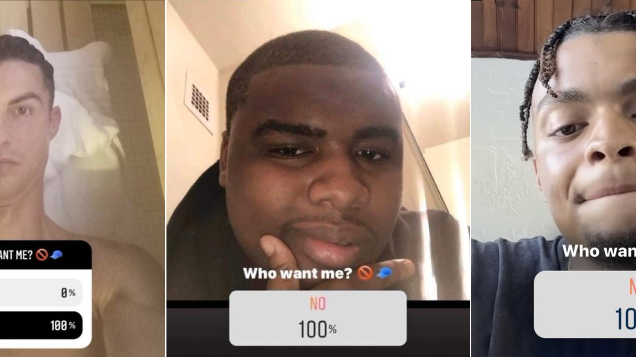 "Who Want Me?" No 100%