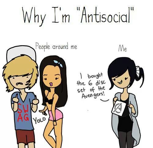 Why I'm Antisocial Meme Template