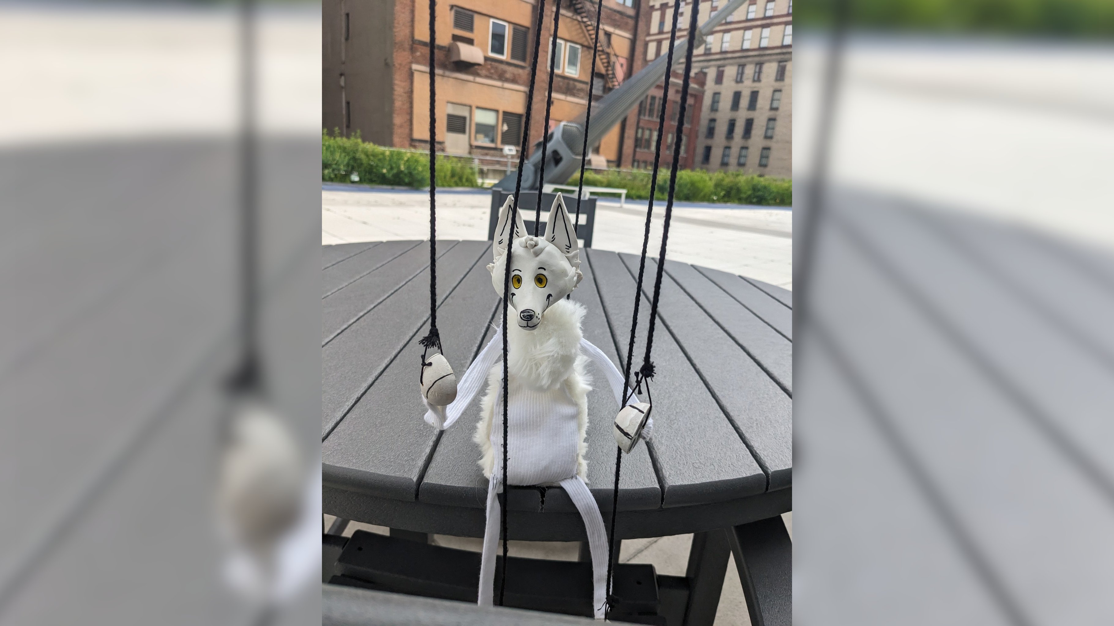 Wiggle Fox / Anthrocon 2023 Fox Puppet Meme Template