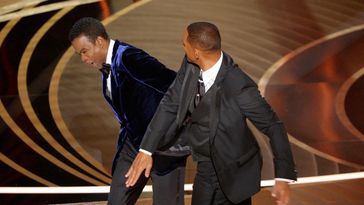 Will Smith Slapping Chris Rock Meme Template