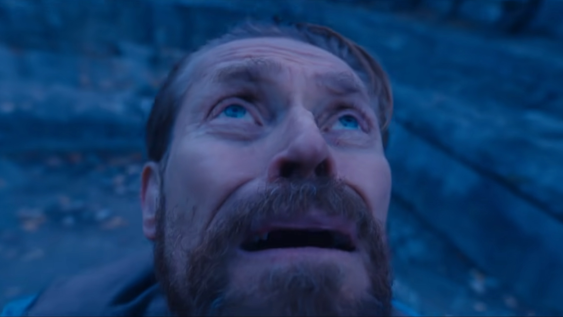 Willem Dafoe Looking Up Meme Template