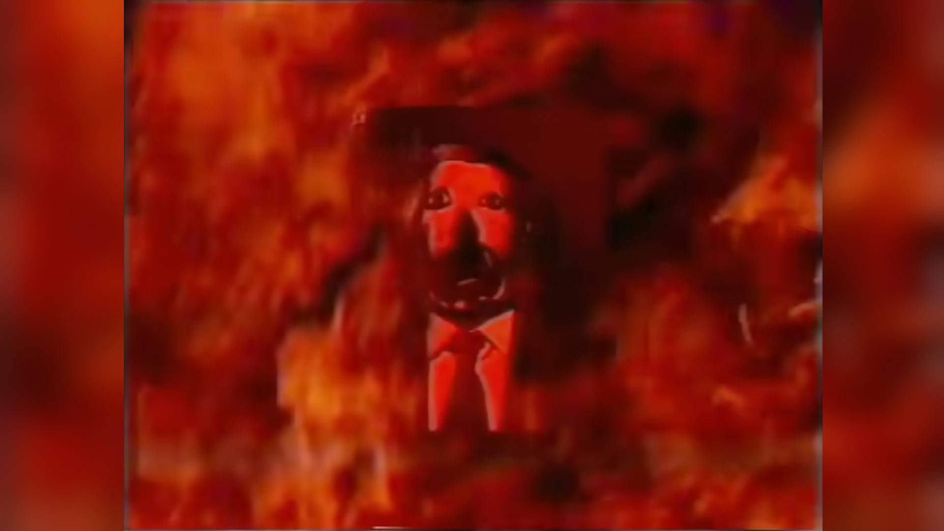 William Afton Burning in Hell Meme Template