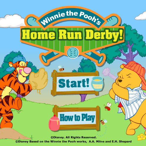 Winnie The Pooh's Home Run Derby