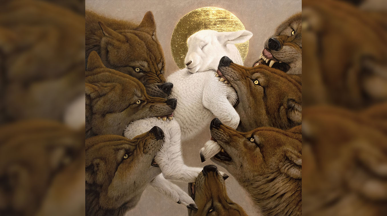 Wolves Biting Lamb / Agnus