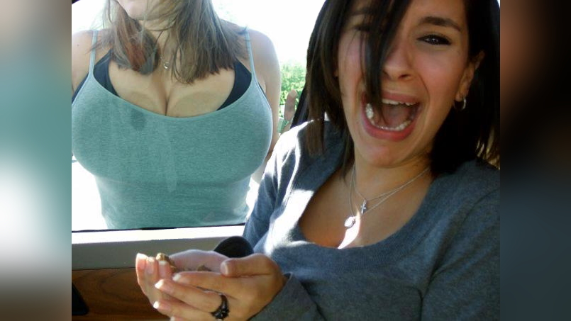 Woman Scared of Breasts