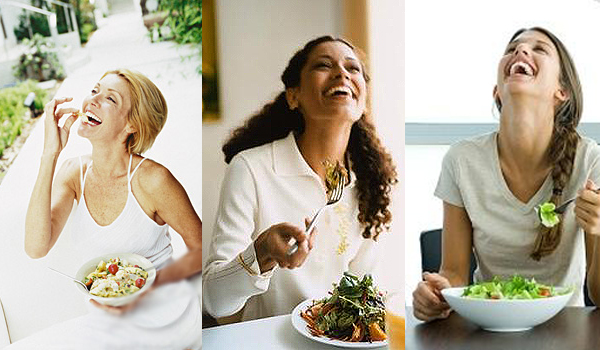Women Laughing Alone With Salad Meme Template