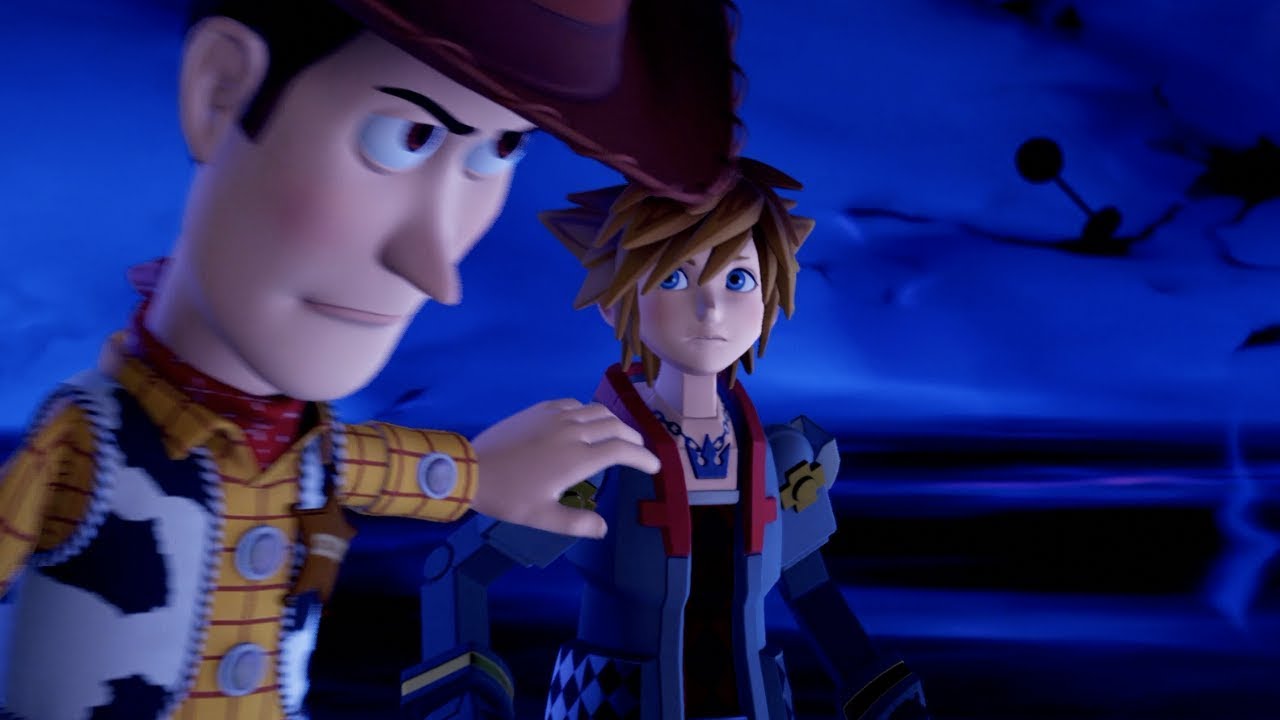 Woody Holding Sora Back