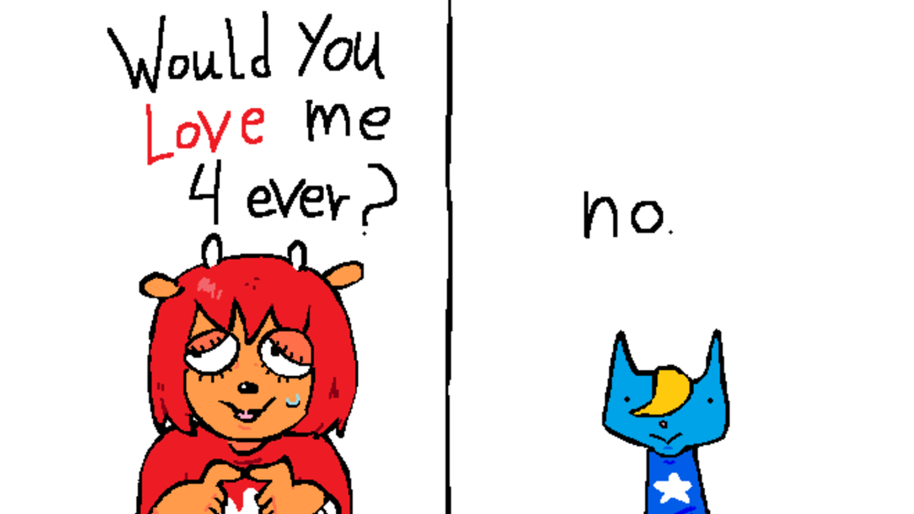 Would You Love Me 4 Ever / I Would Love You 5 Ever Meme Template