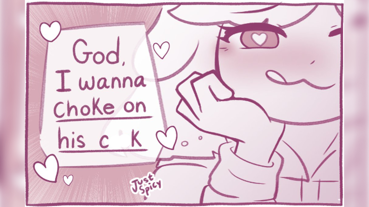 Wow, He's So Dumb / God, I Wanna Choke On His Cock Meme Template