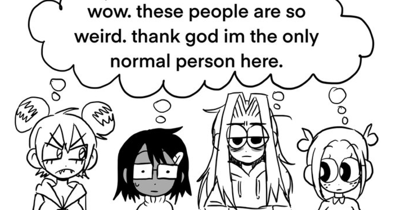 Wow These People Are So Weird, Thank God I'm the Normal One Meme Template