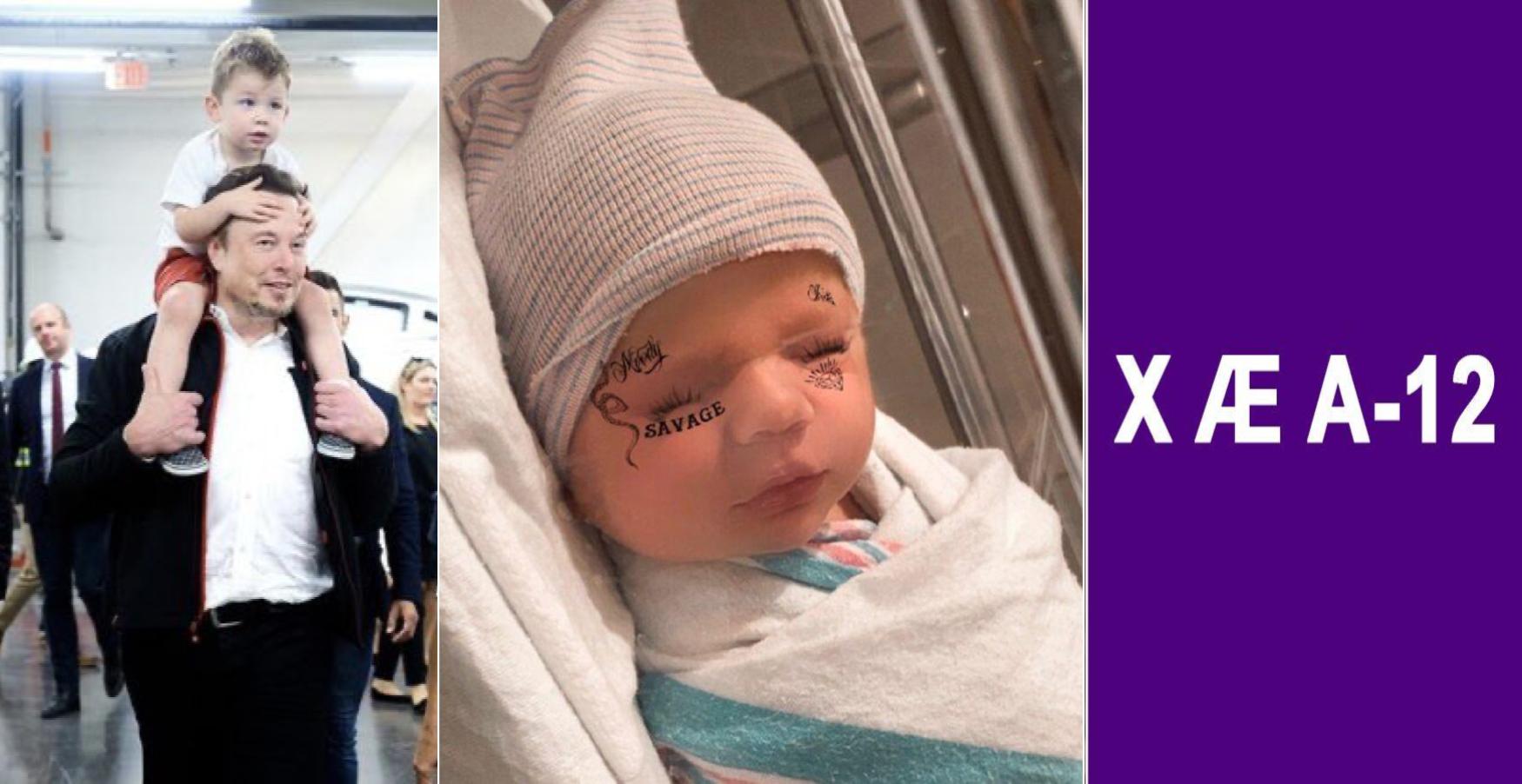 X Musk / X Æ A-12 Meme Template