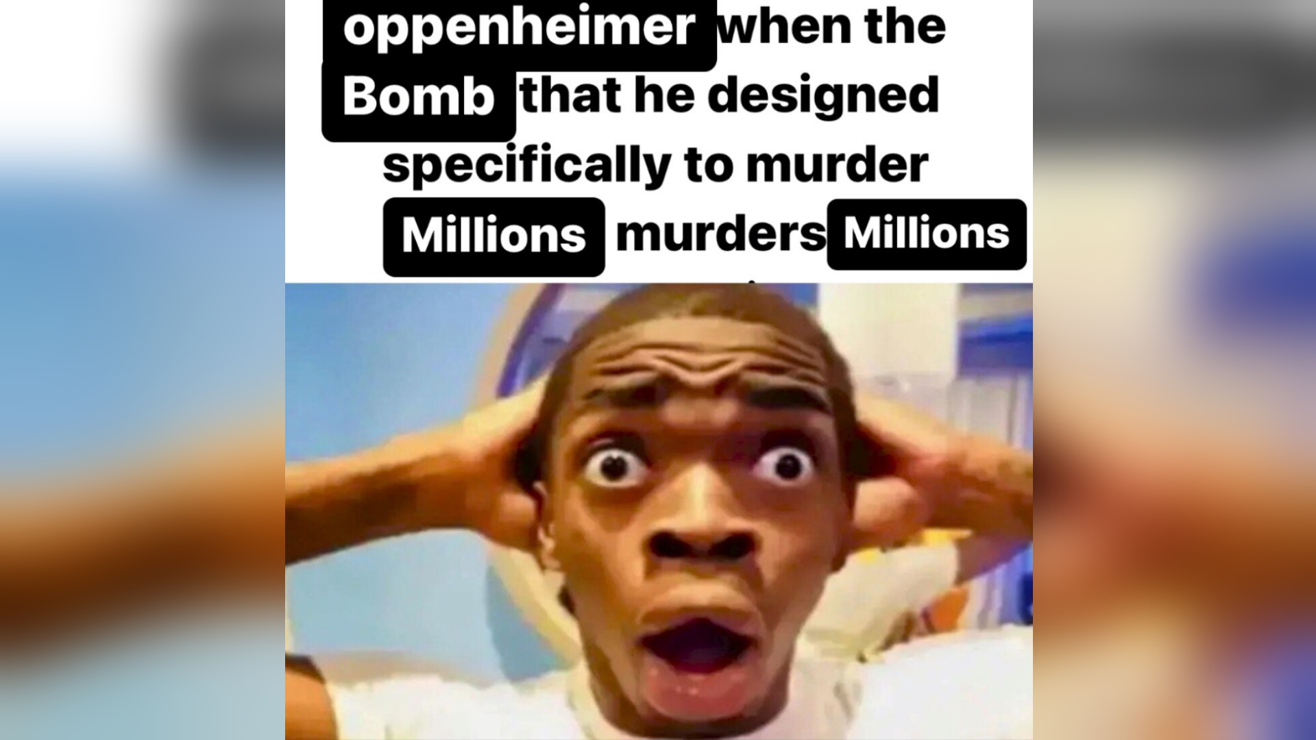 X When the Thing He Designed Specifically Does Its Job