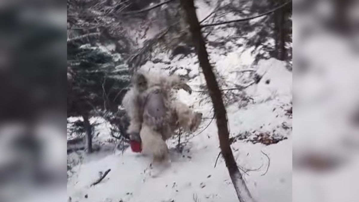 Yeti Falling Down Hill