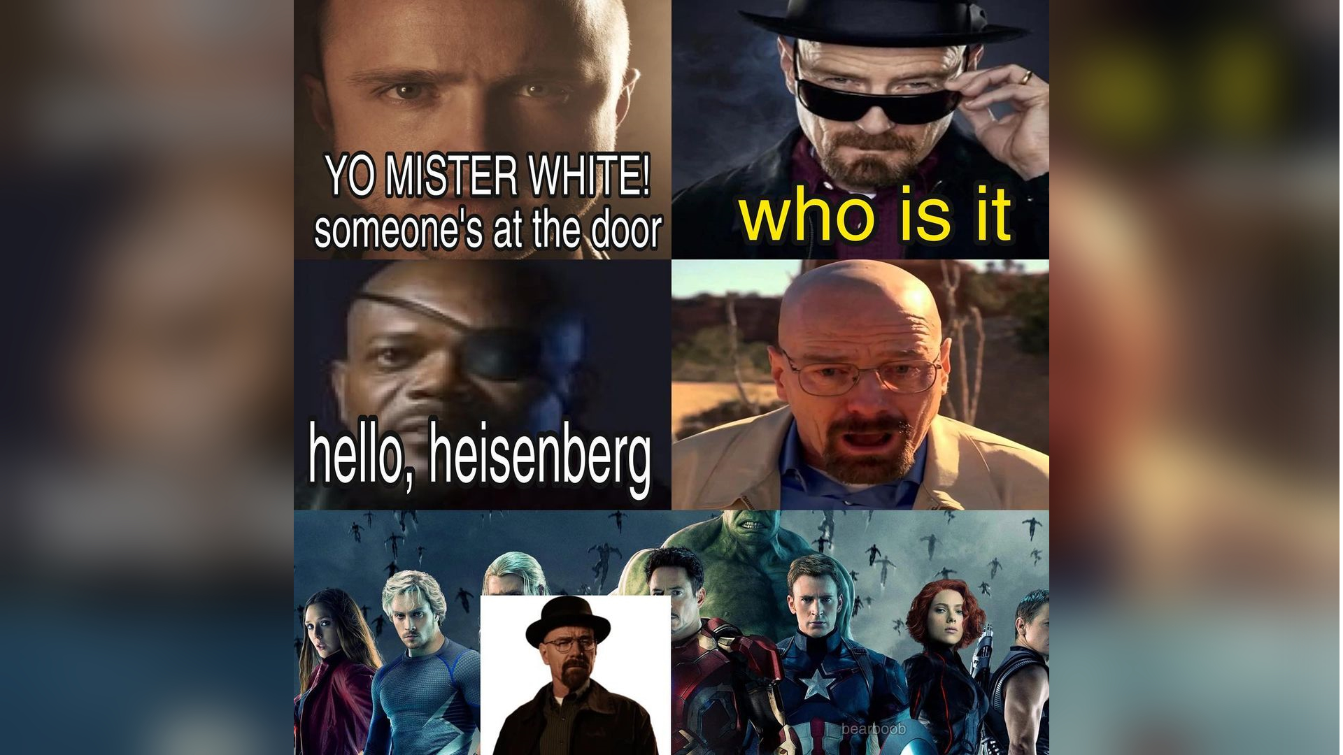 Yo Mister White! Someone's at the Door