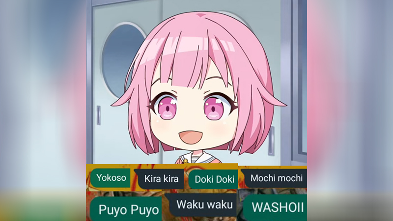 Yokoso! Kira Kira, Doki Doki, Mochi Mochi, Puyo Puyo, Waku Waku, Wasshoi! Meme Template