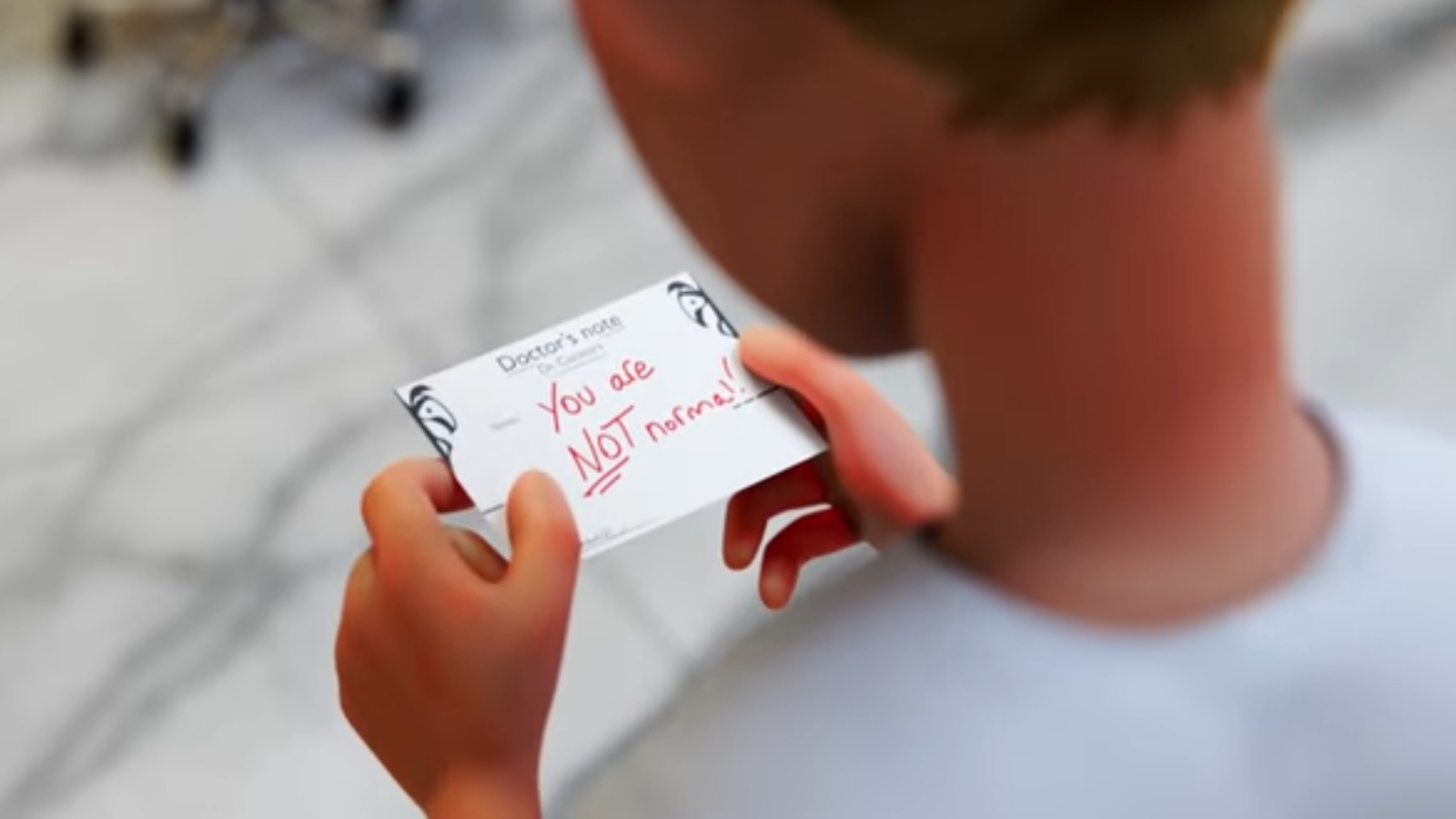 You Are Not Normal Meme Template