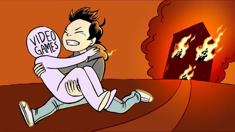 You Can Only Save One From Fire Meme Template