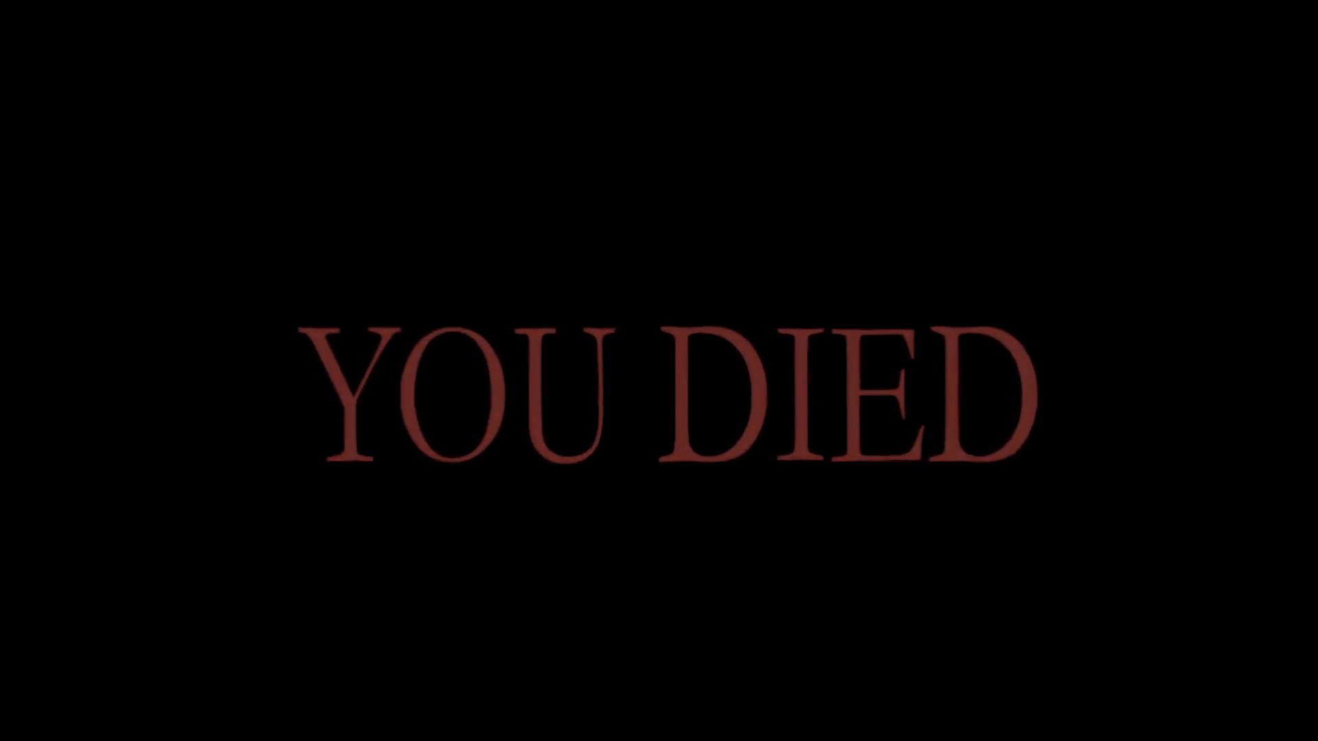 You Died Meme Template