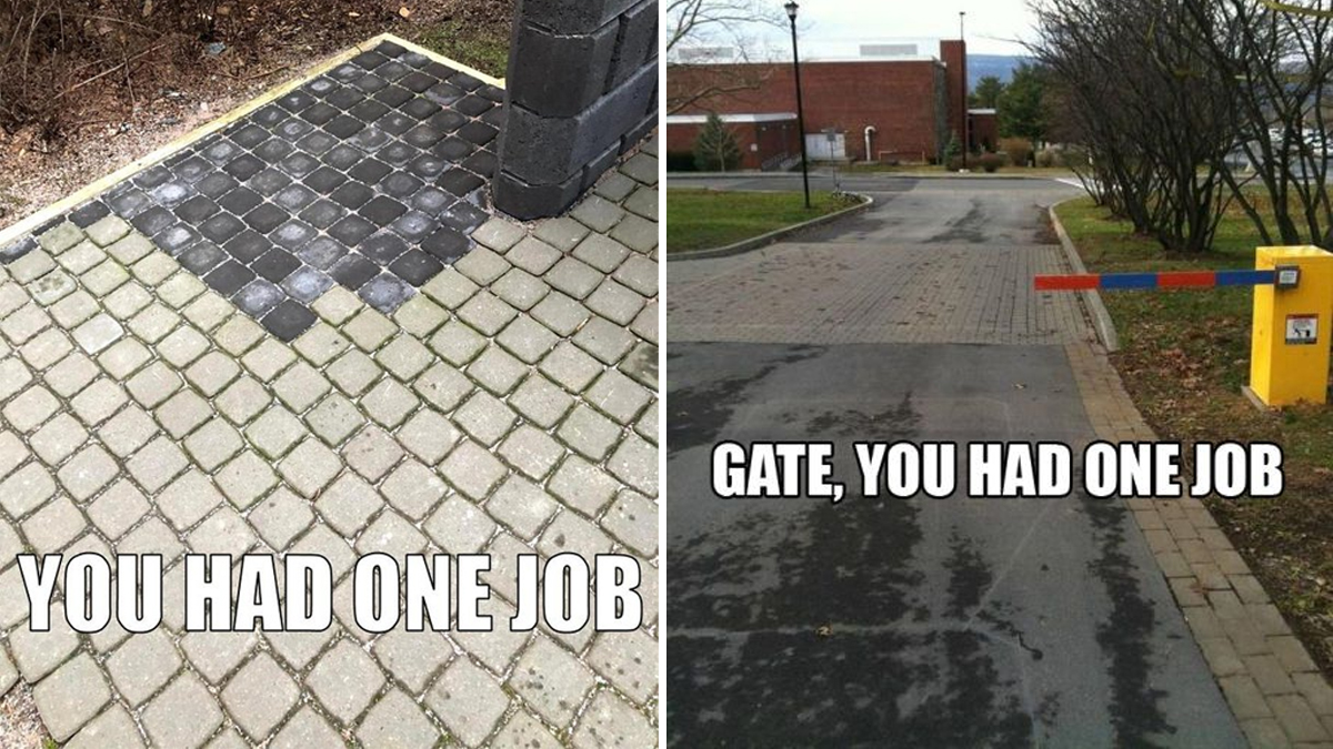You Had One Job Meme Template