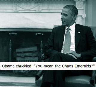 "You Mean the Chaos Emeralds?" Meme Template