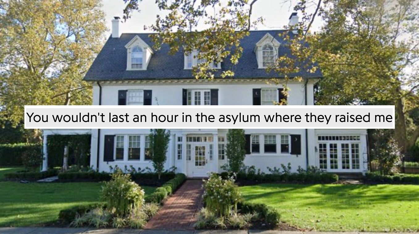 You Wouldn't Last an Hour in The Asylum Where They Raised Me Meme Template