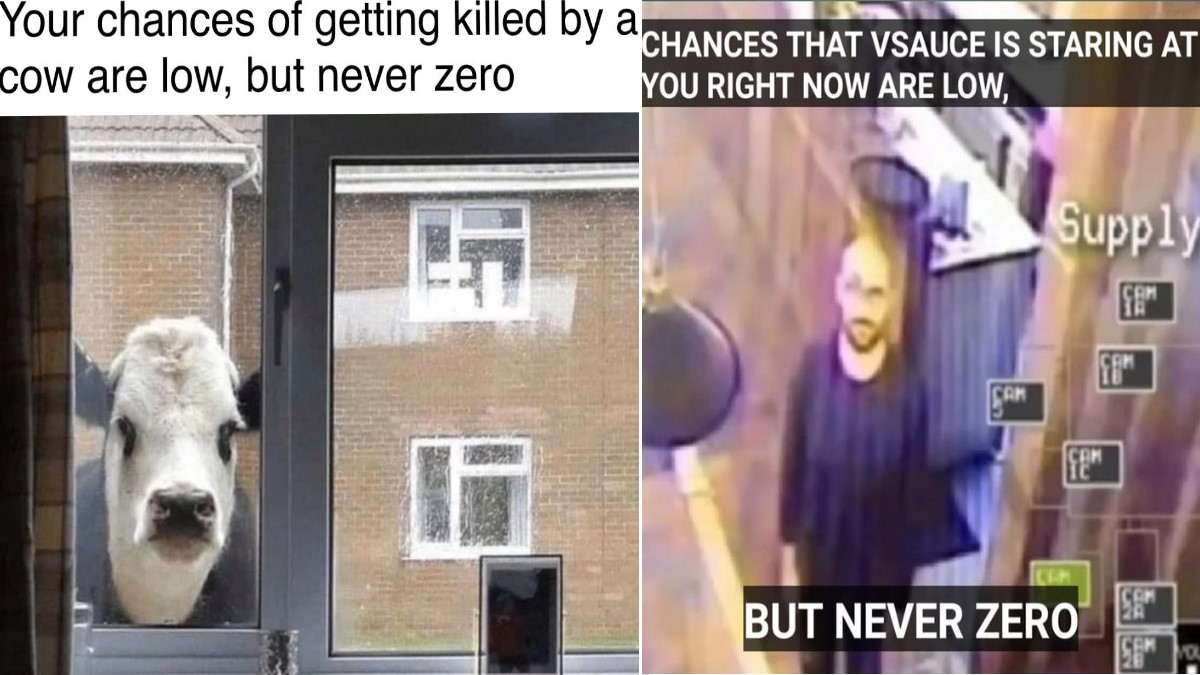 Your Chances Of X Are Low But Never Zero Meme Template