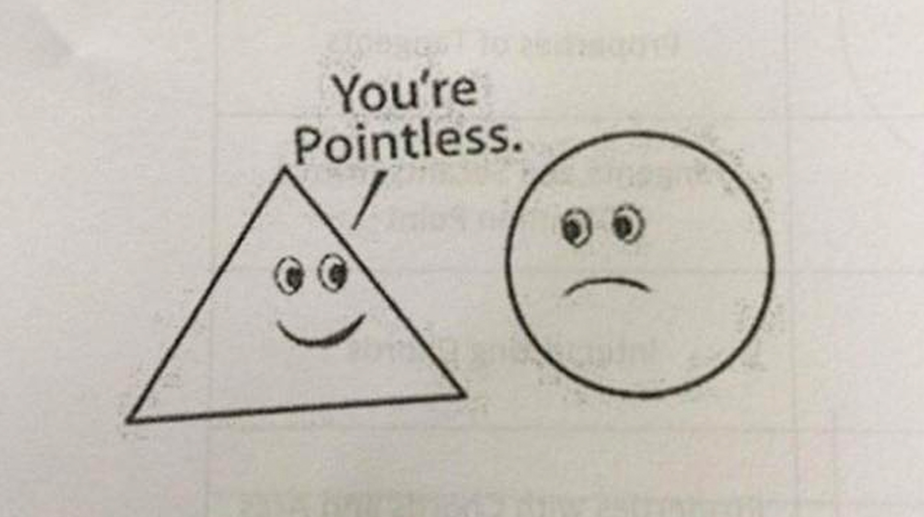 You're Pointless Meme Template