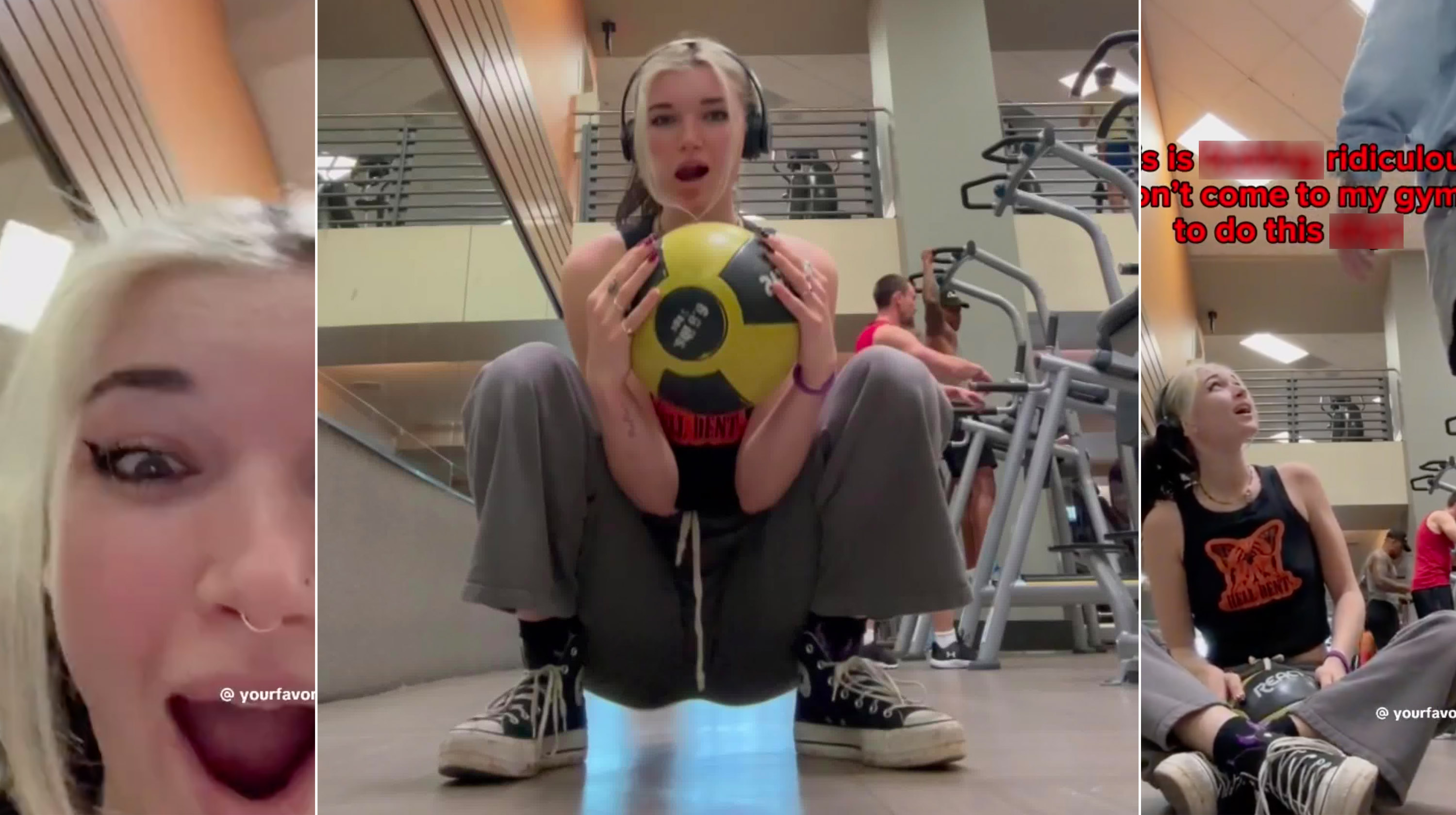 Yourfavoritedaughter2 "Leg Day Warm-Up" TikTok Meme Template