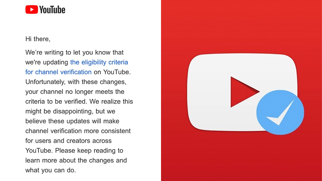 YouTube Verification Purge