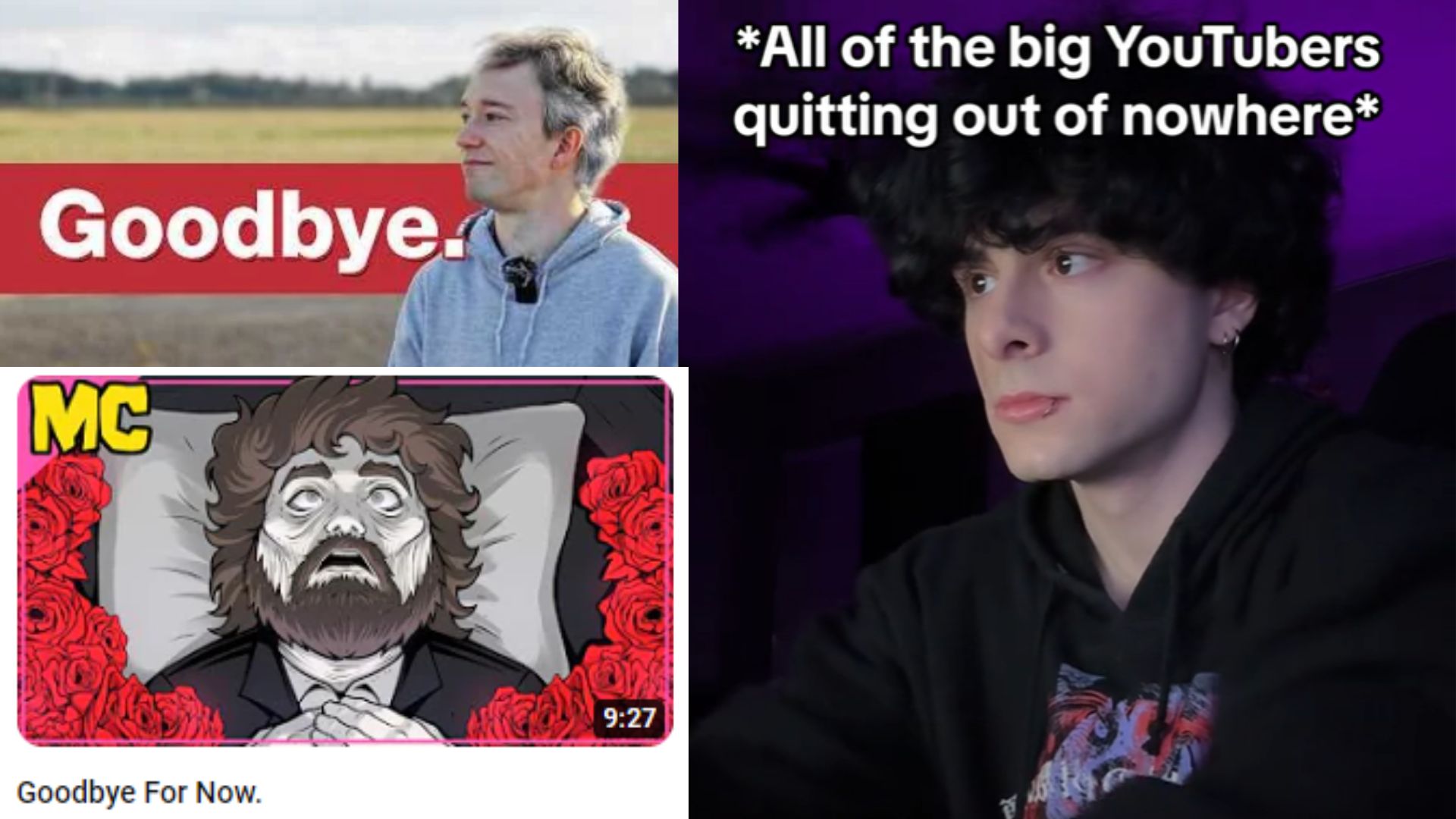 YouTubers Quitting YouTube Meme Template