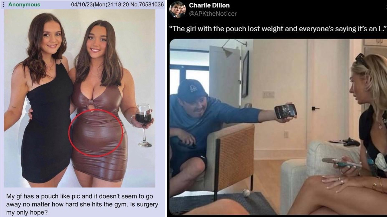 Zoe Kalotheos "My GF Has A Pouch Like Pic" Post